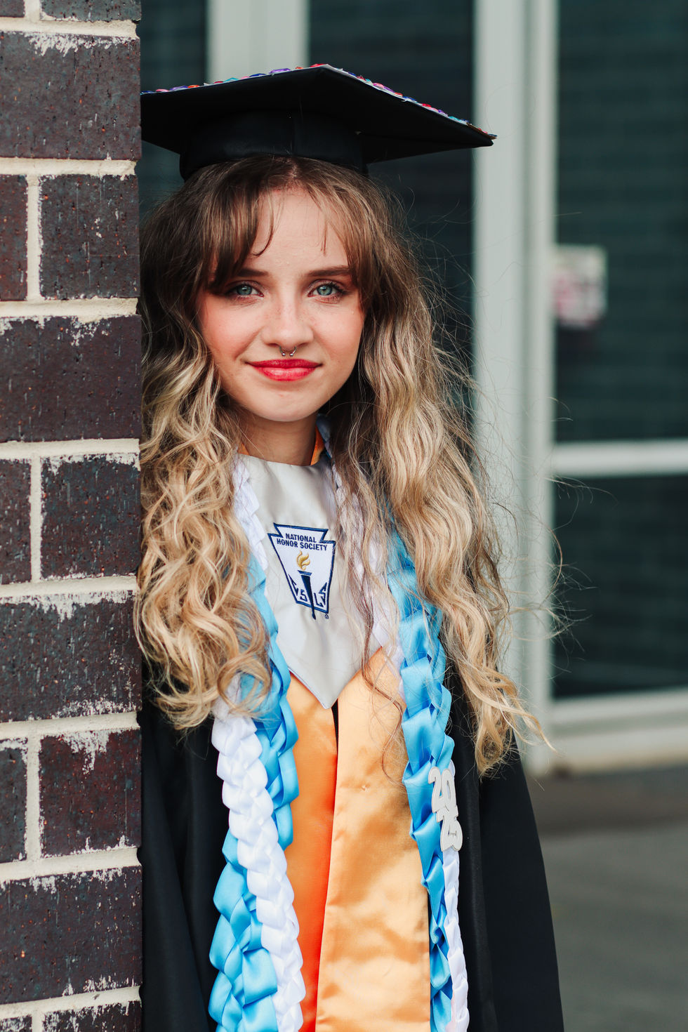 A graduating senior