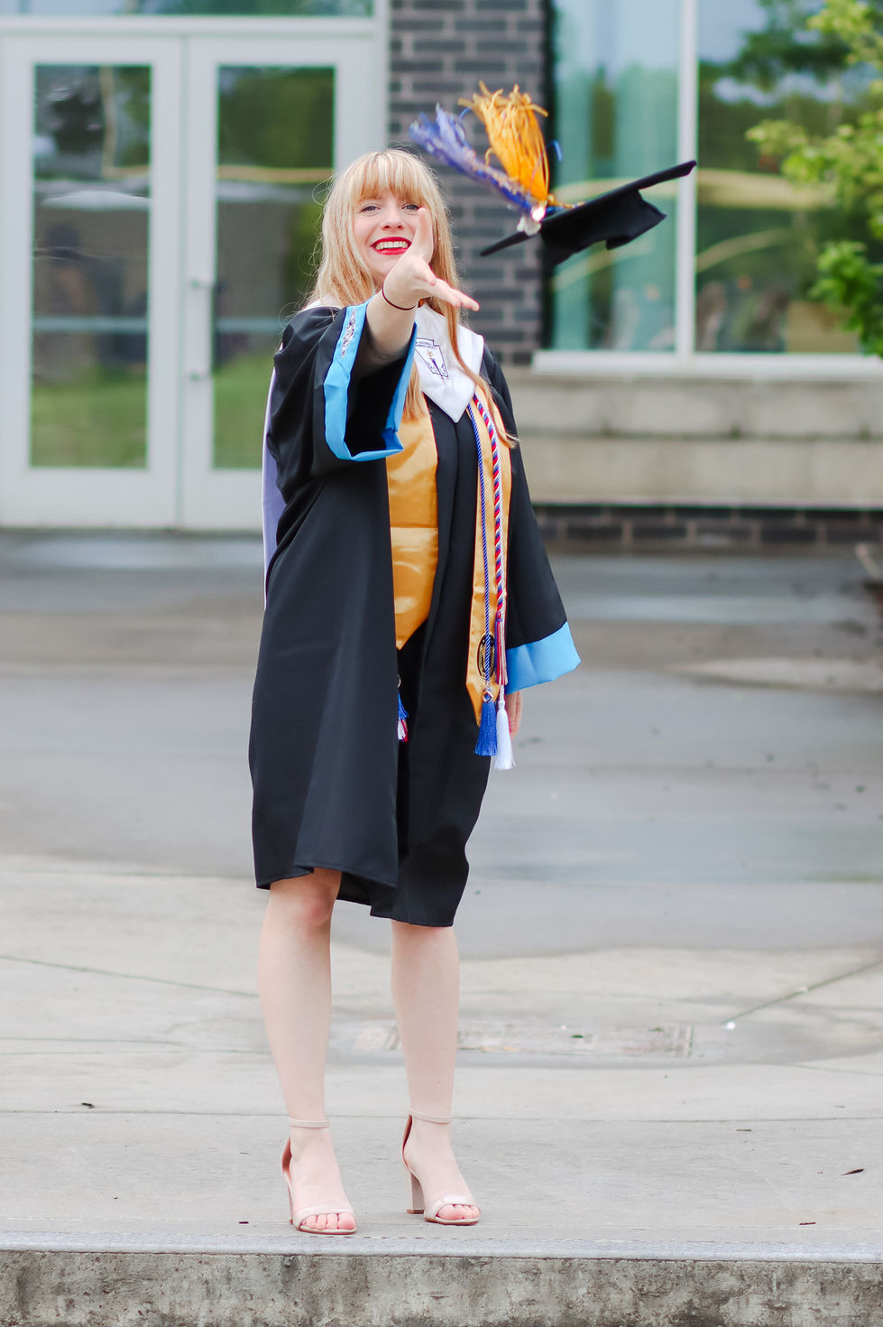 A graduating senior