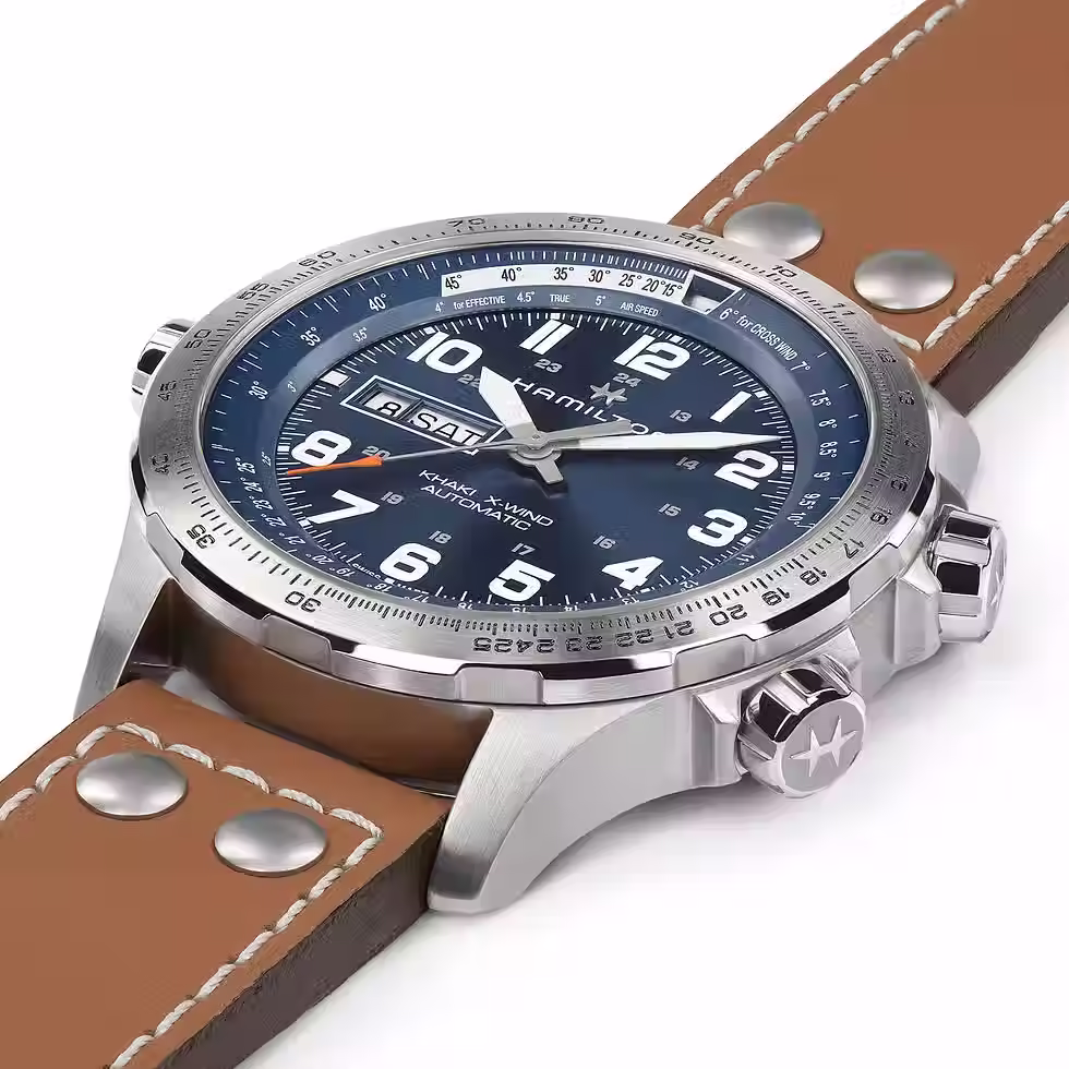 Miniature : Khaki Aviation X-Wind Jour Date Auto