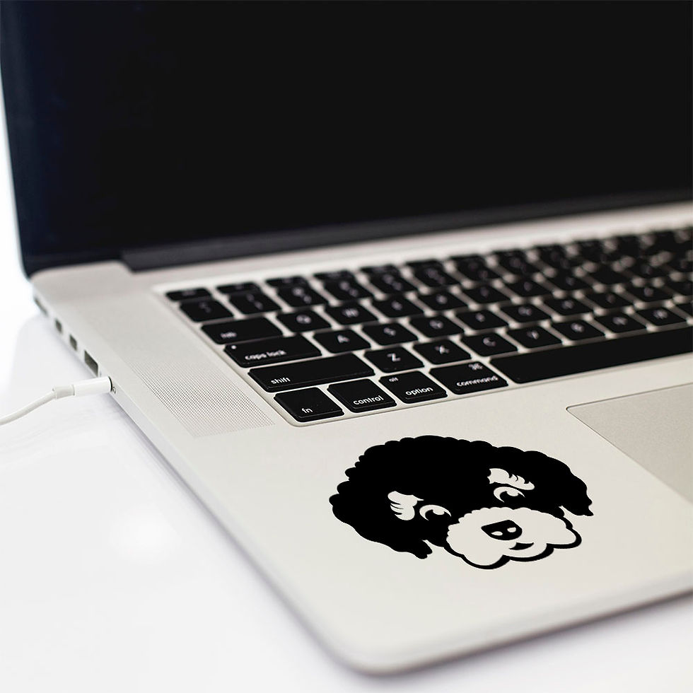 Sticker French Poodle