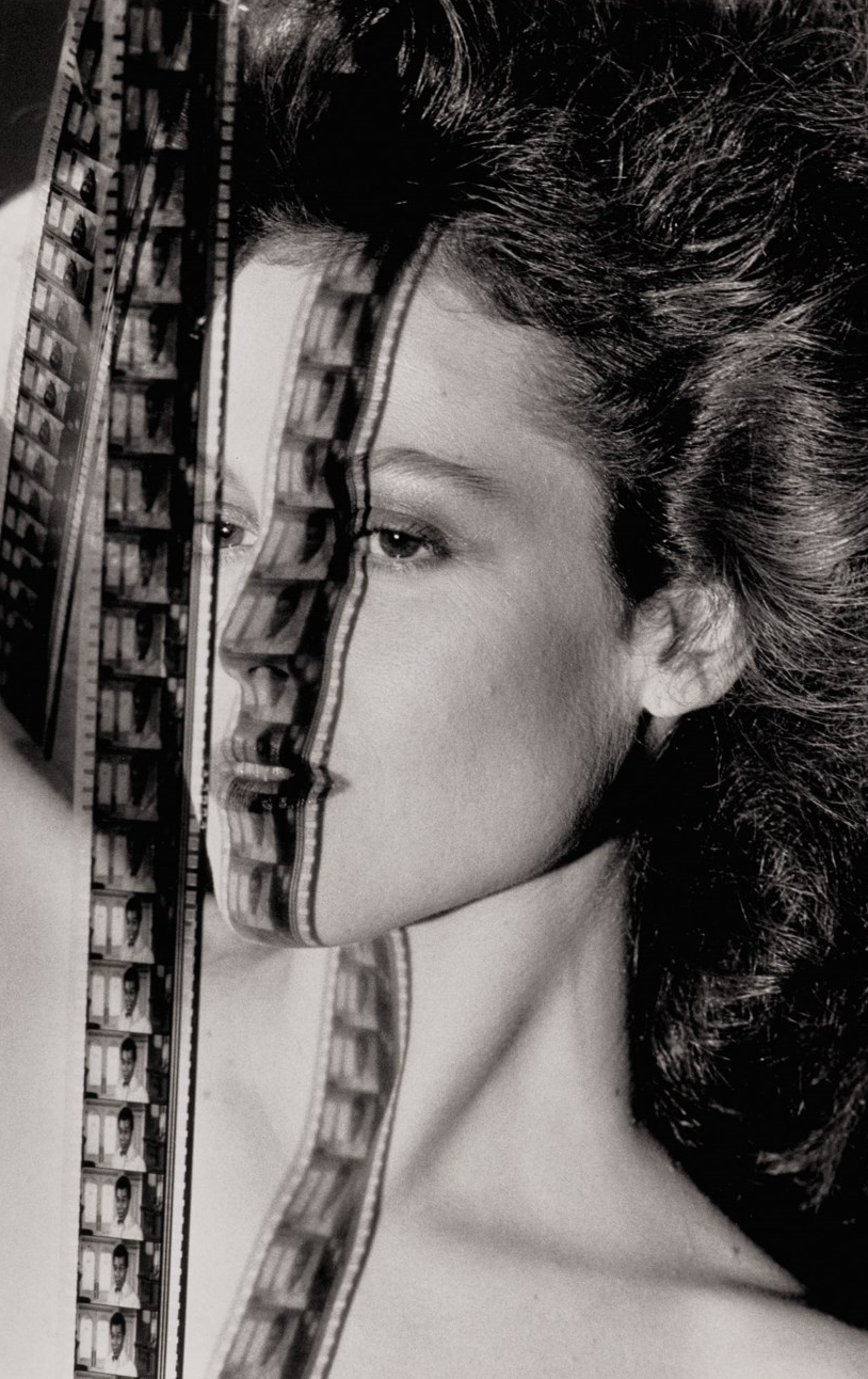 Pictured: Actress Sigourney Weaver photographed during a fashion editorial in 1983.