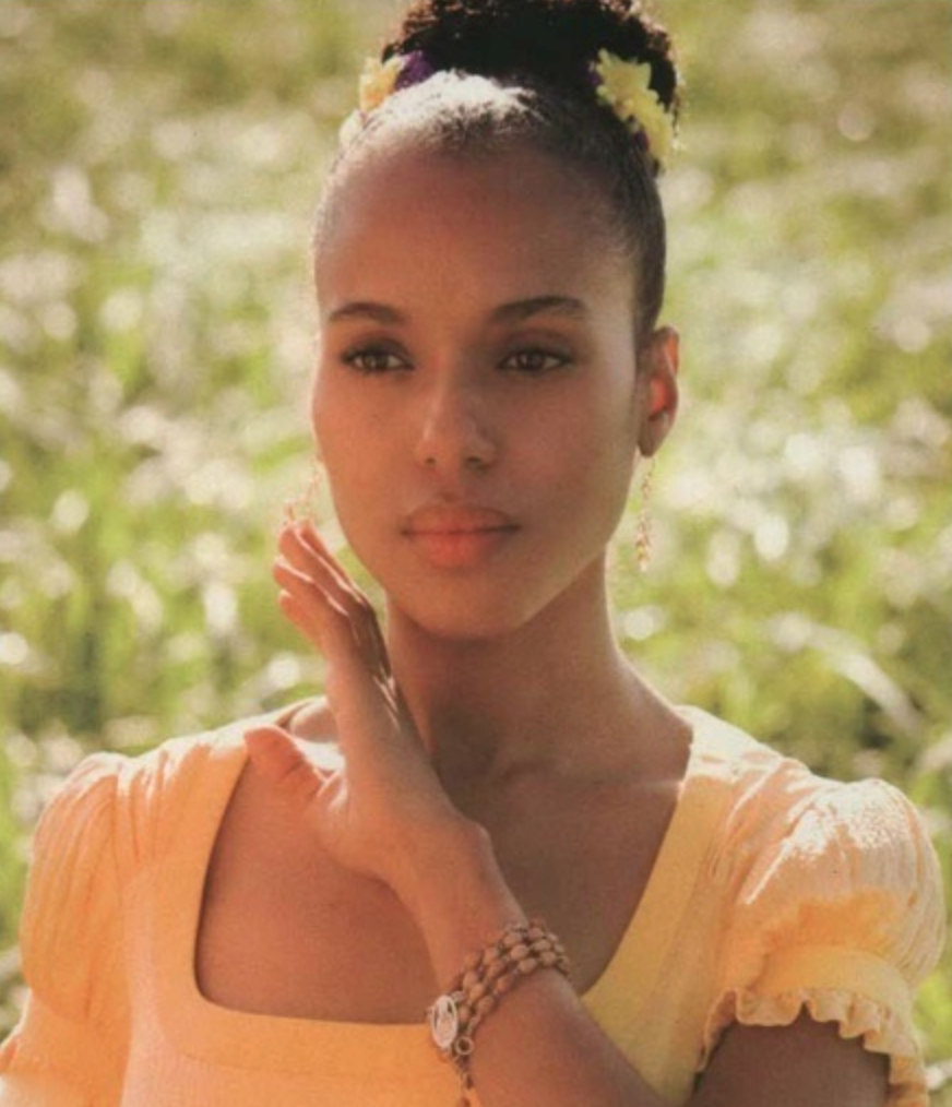 Film Still of actress showing the beauty of film