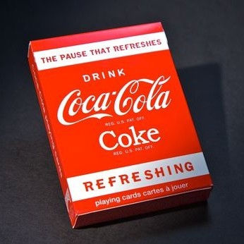 BICYCLE POKER PLAYING CARDS COCA-COLA