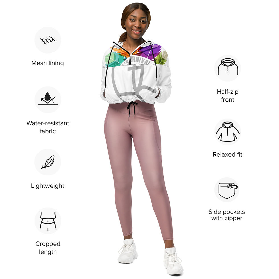 GCL Women’s cropped windbreaker