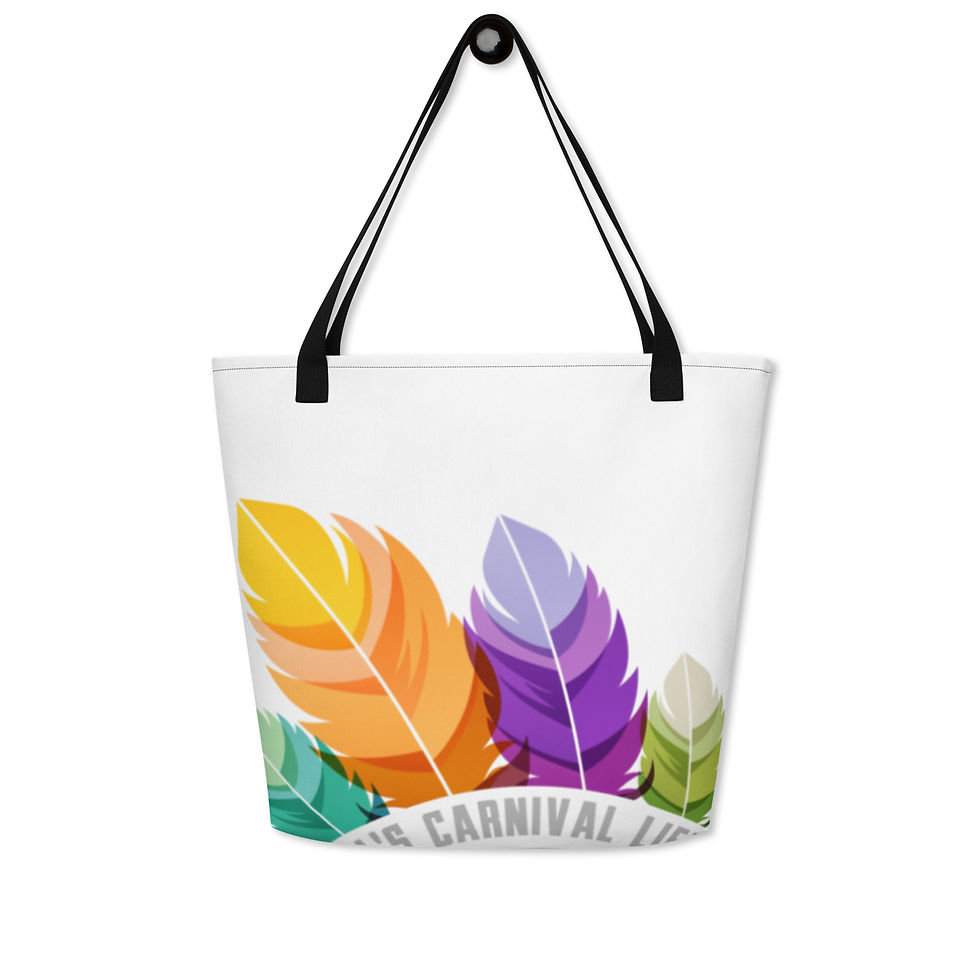 GCL All-Over Print Large Tote Bag