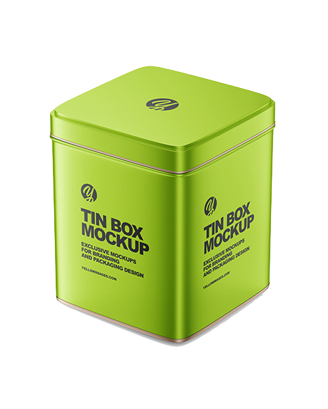Tin packaging design concept for food and gifting