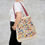 תמונה ממוזערת: Unique tote bag with abstract artwork design