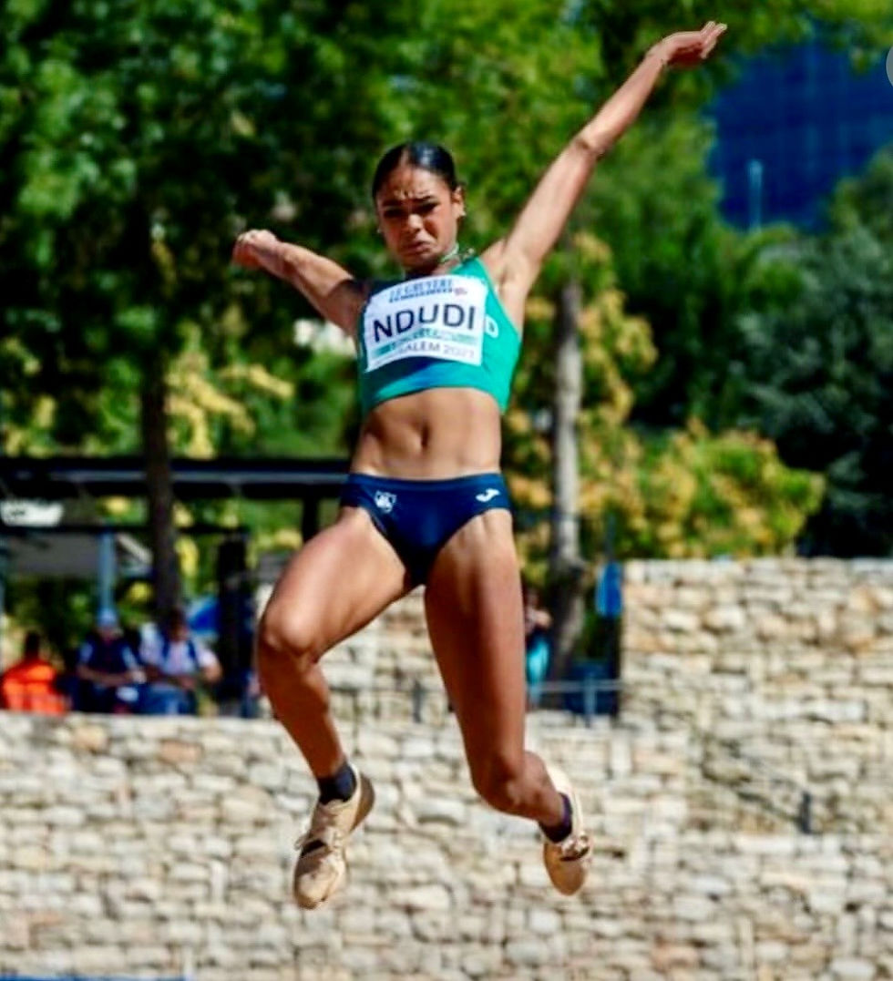 ☘️Elizabeth Ndudi became the first Irish athlete to qualify for the 2026 NCAA Div I Champ☘️