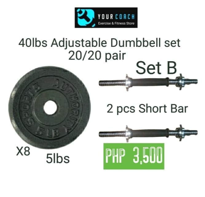 Thumbnail: Adjustable Dumbbell  Set
