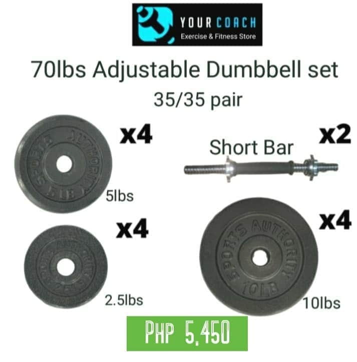 Thumbnail: Adjustable Dumbbell  Set