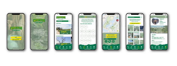 NATURE VALLEY CRUMBS APP MAIN SCREENS 