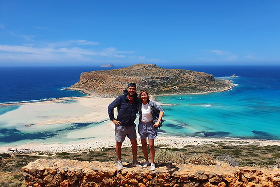 Jule und Axel in Balos