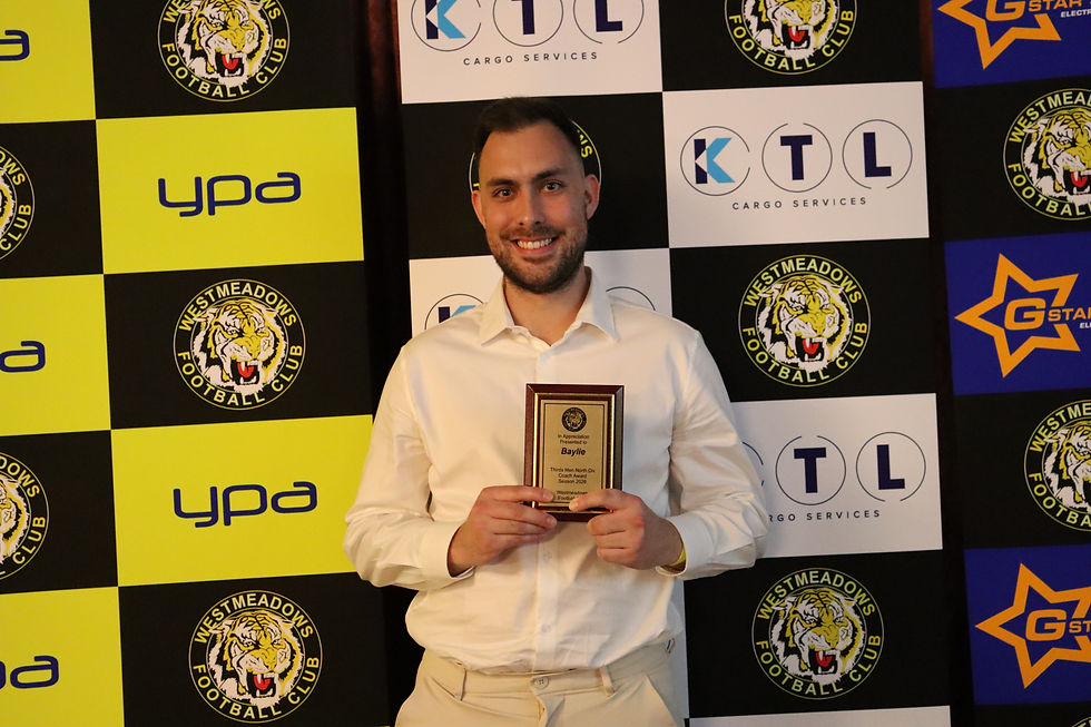 2026 Thirds Men’s Coaches Award - Baylie Elsdon.