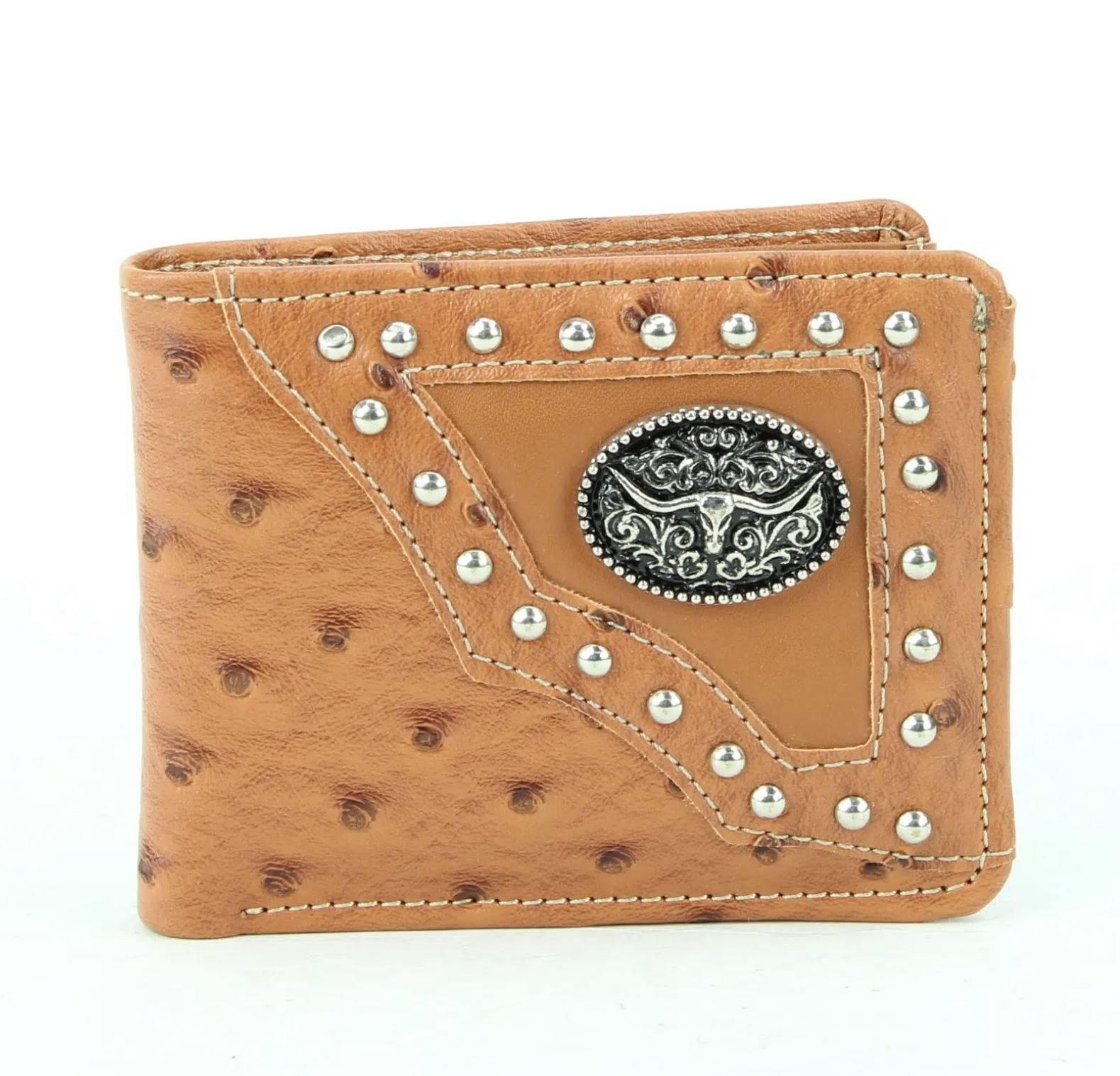 Portafoglio Medaglione Bisonte