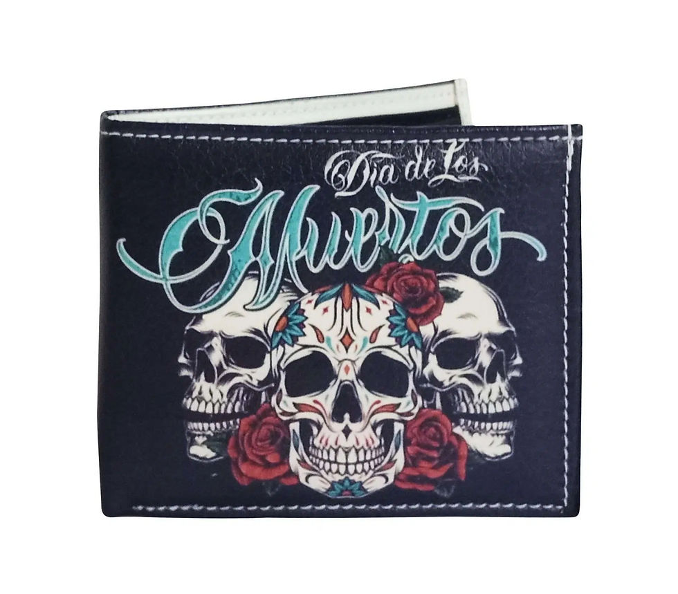 Portafoglio Dios De Los Muertos Skulls