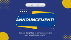 We're now a charity!