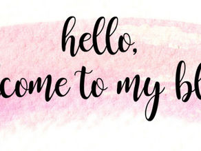 Hi + Welcome to my first blog post!