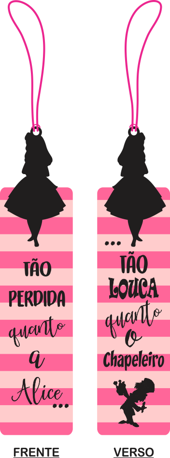 Miniatura: 20087 - Marcador de Páginas - Alice no País das Maravilhas