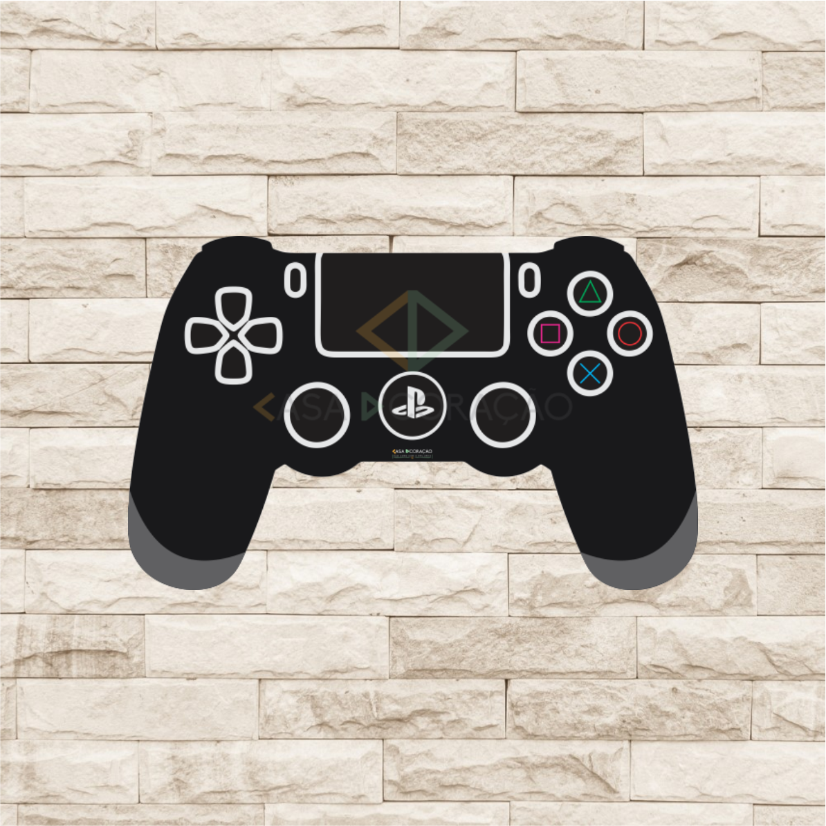 30013 - Placa Decorativa - Controle Playstation