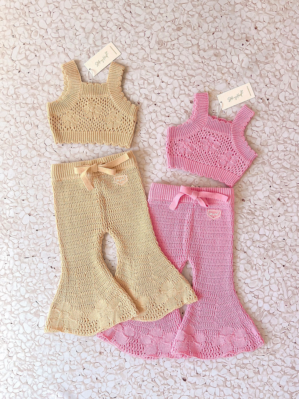 Thumbnail: 'Steele my Hart' Twiggy Flares - Cotton Candy