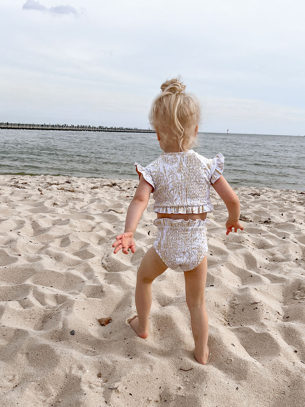 Thumbnail: 'Steele my Hart' Sahara reversible toddler Swim set