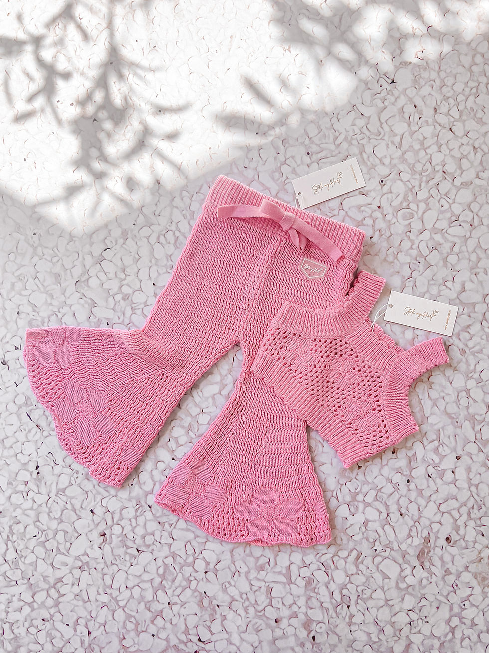 Thumbnail: 'Steele my Hart' Twiggy Flares - Cotton Candy