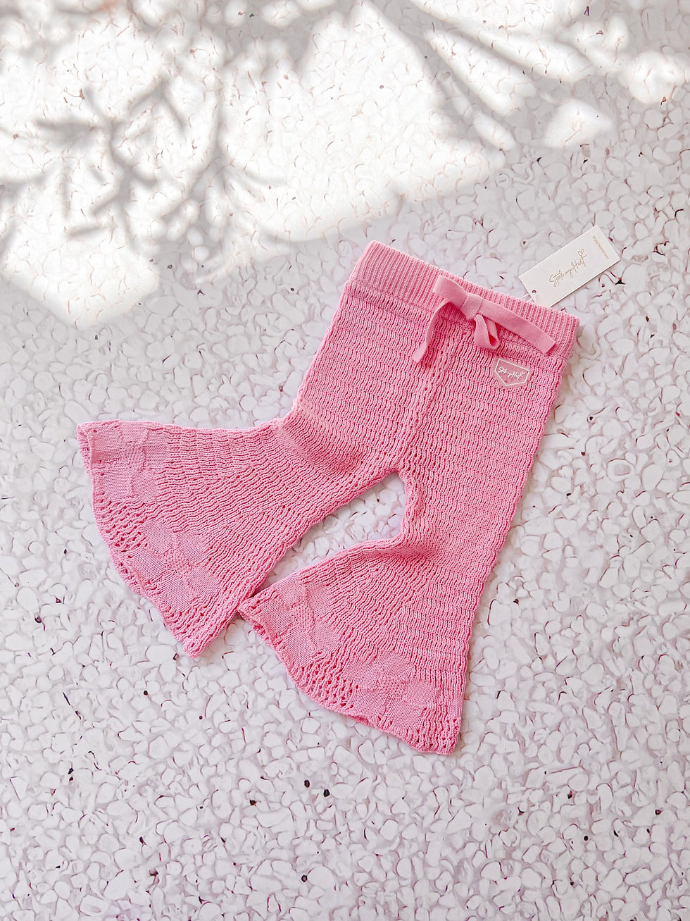 Twiggy Flares - COTTON CANDY