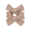 Thumbnail: 'LILA' LINEN BOWS - LATTE