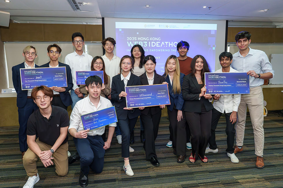 Co-organized by HKUST, IFEC and Cyberport, the 2025 Hong Kong Web3 Ideathon has inspired Web3 Innovations among tertiary students