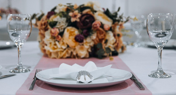 Roses and Pink Wedding Theme