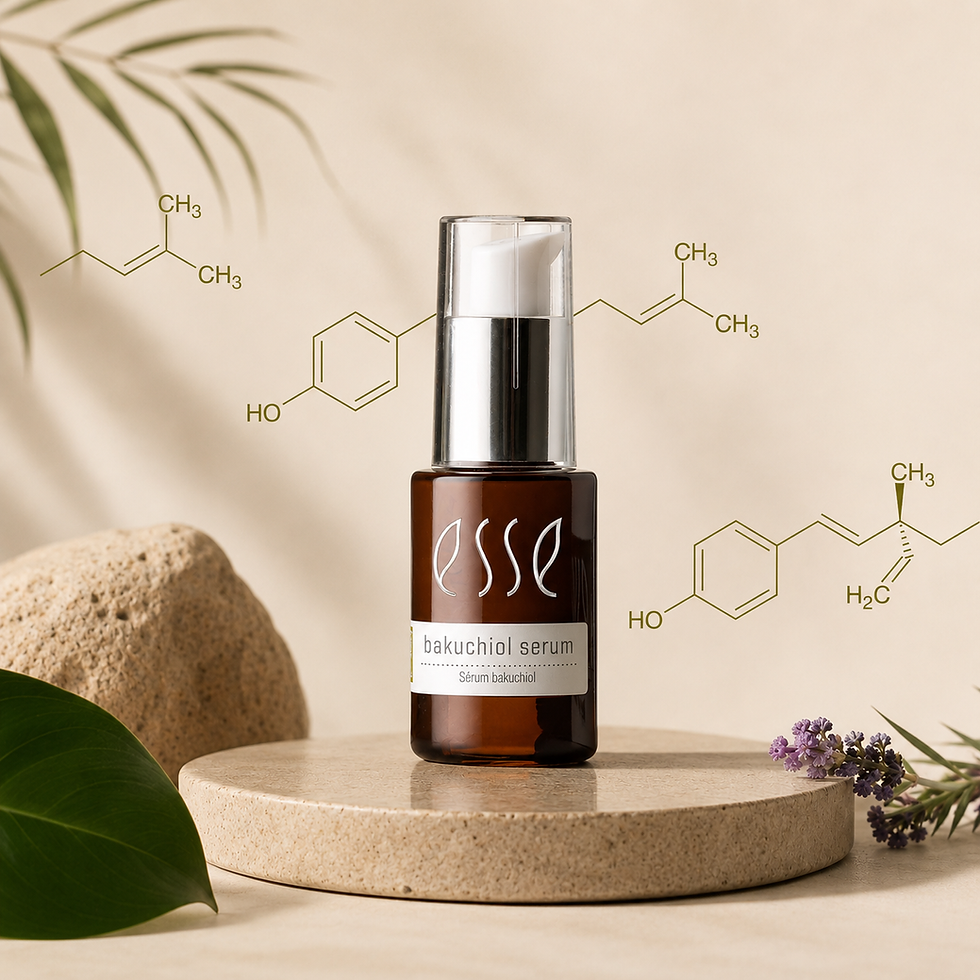 Sérum con bakuchiol para la piel diseñado para favorecer la renovación cutánea respetando el microbioma.