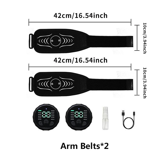Thumbnail: EMS Muscle Stimulator Abs Trainer Abdominal Muscle Toner Electronic Toning Belts