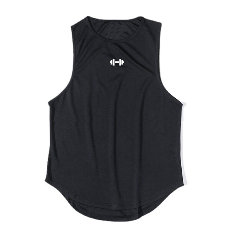 Thumbnail: Summer Men's Gym Tank Top Fitness Training Clothing Quick-drying Loose Bodybuild