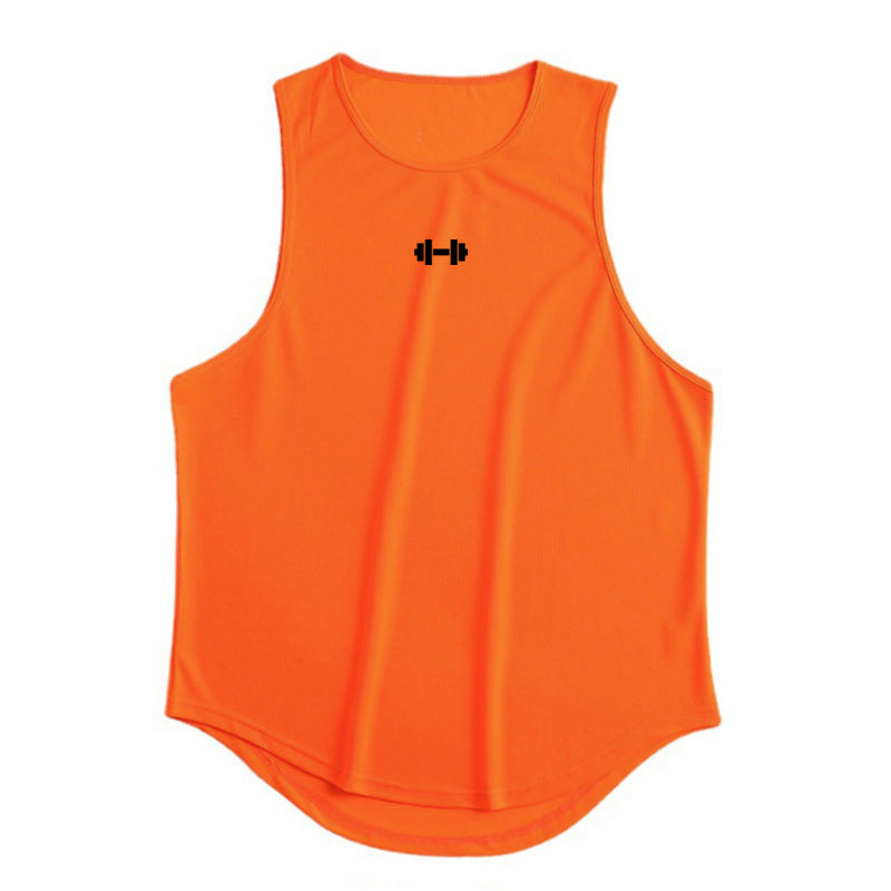 Thumbnail: Summer Men's Gym Tank Top Fitness Training Clothing Quick-drying Loose Bodybuild