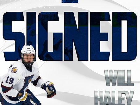 Will Haley Signs with the Mississauga Steelheads
