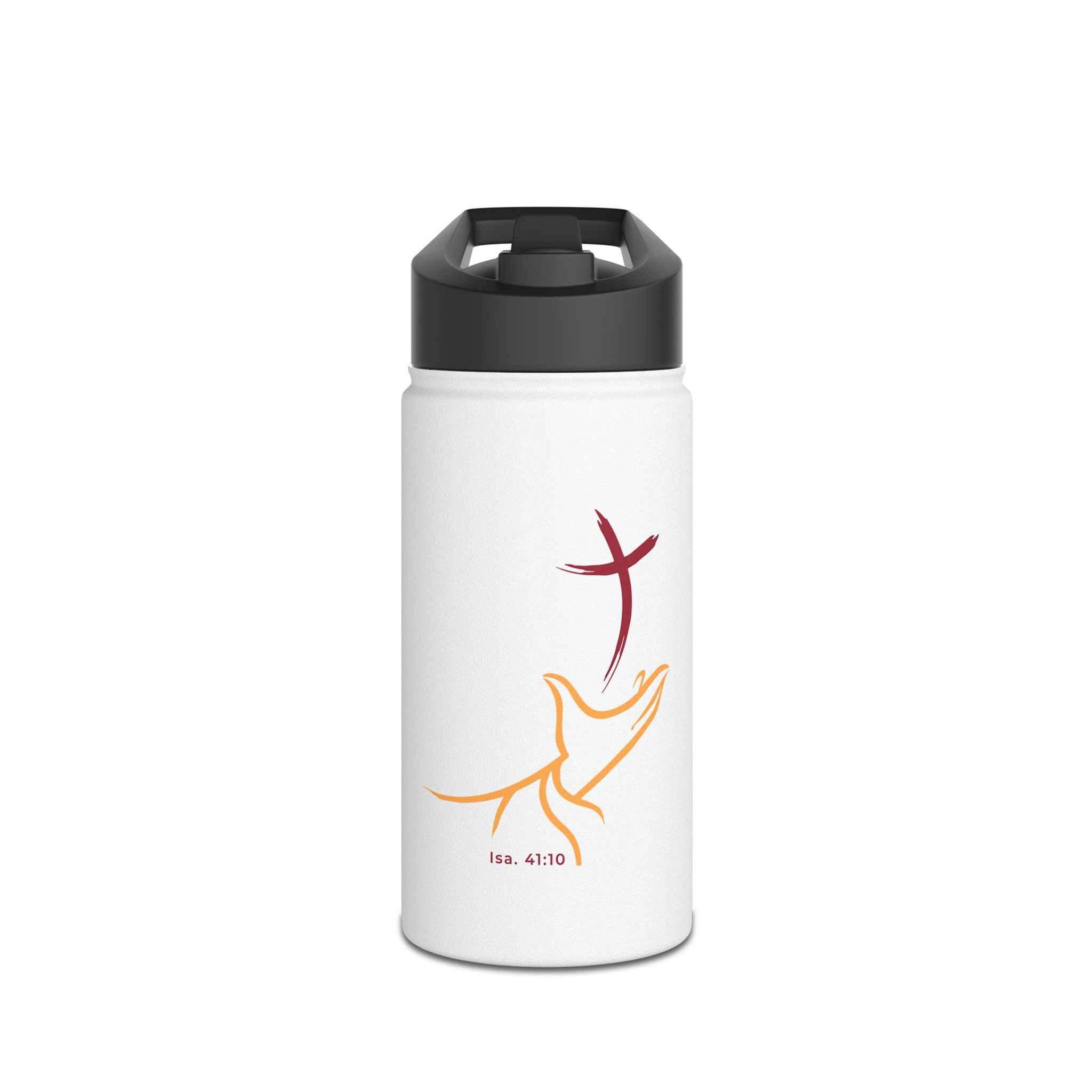 It's All About Him Church  Stainless Steel Water Bottle, Standard Lid