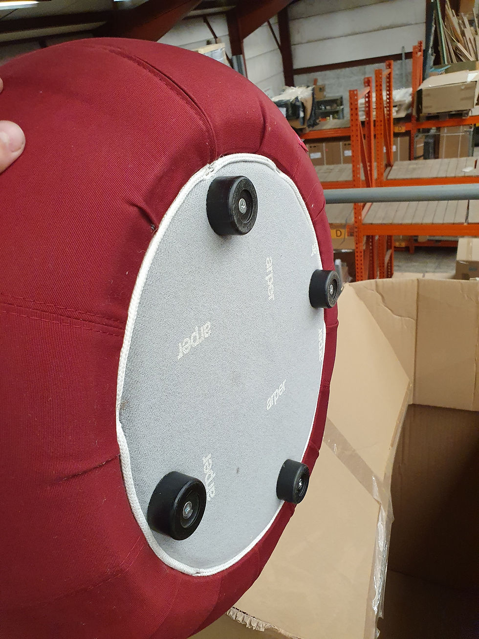 Miniature : Pouf bordeau