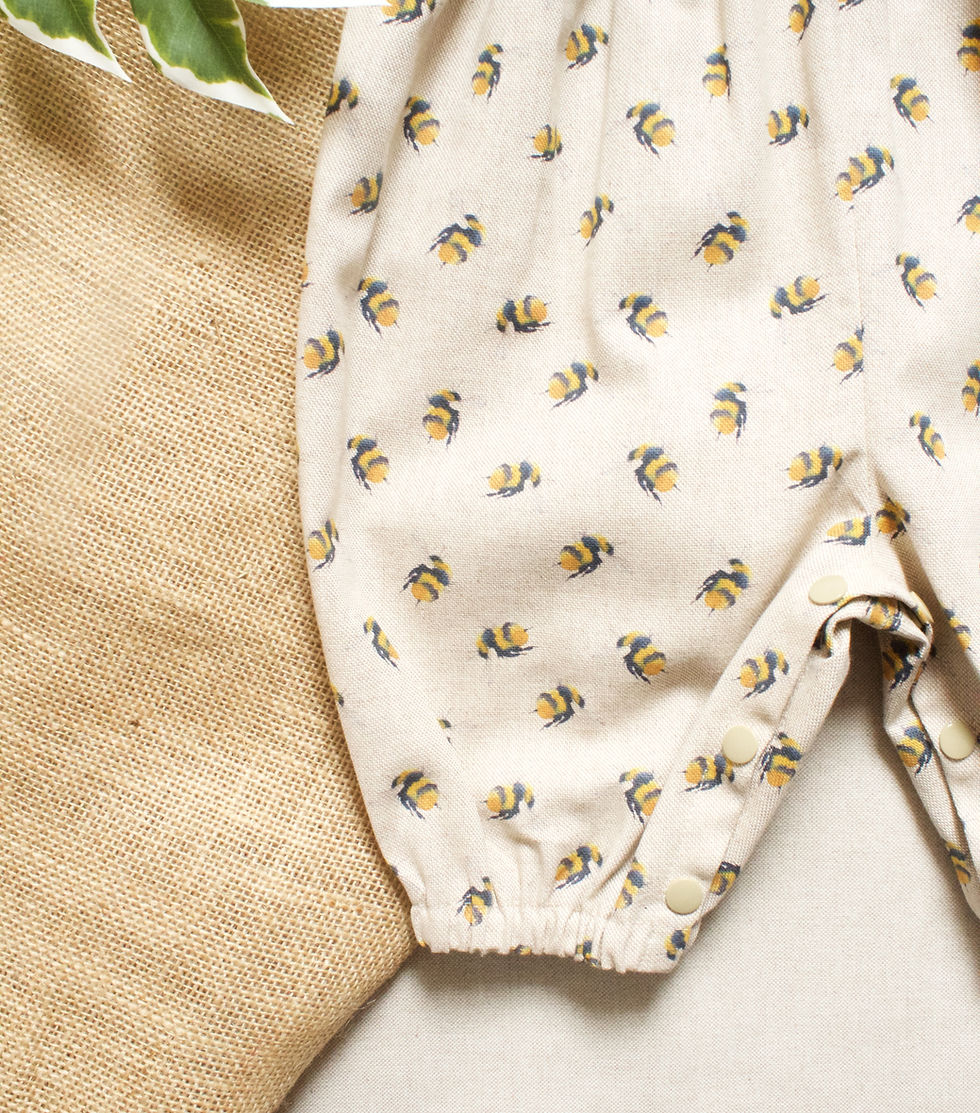 Thumbnail: Bumble Bee Linen Look Jumpsuit