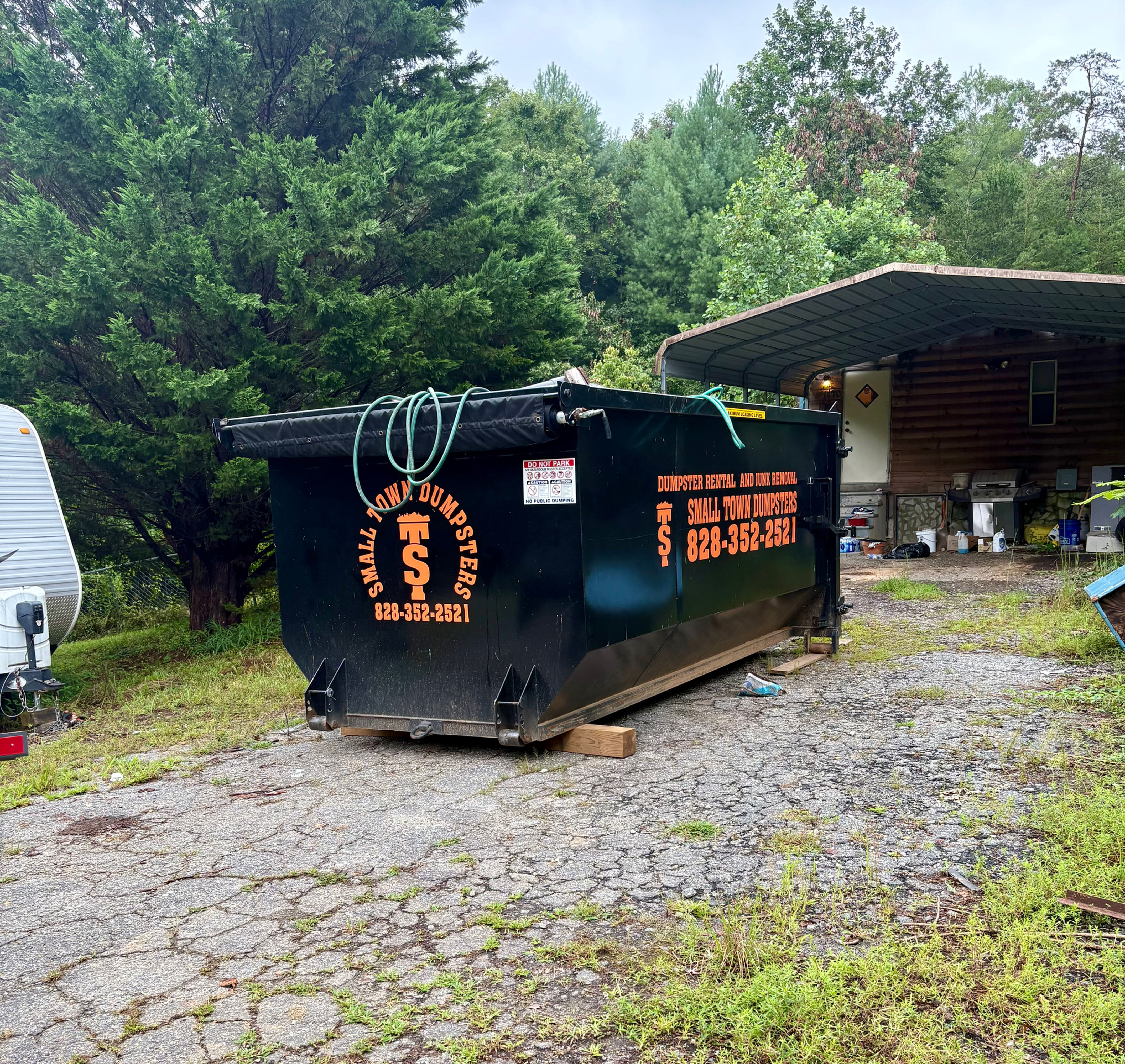 20 yard dumpster delivery