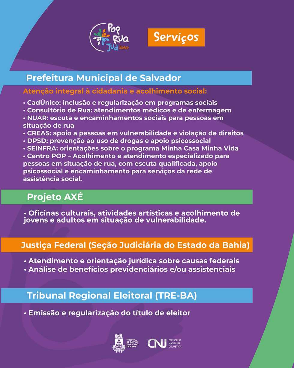 Programação - POP RUA JUD 3