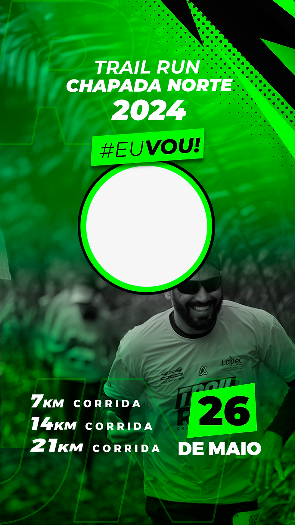 Template para Stories #EuVou