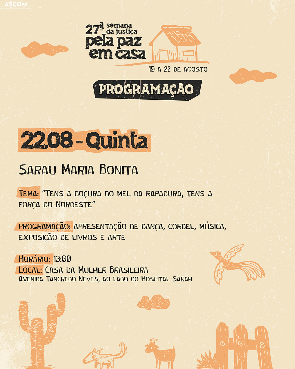 05- Carrossel - 27ª semana pela justiça pela paz em casa