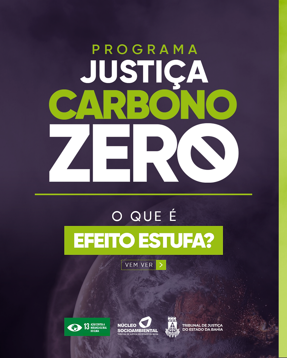 Card 1 - Carbono Zero - Efeito Estufa