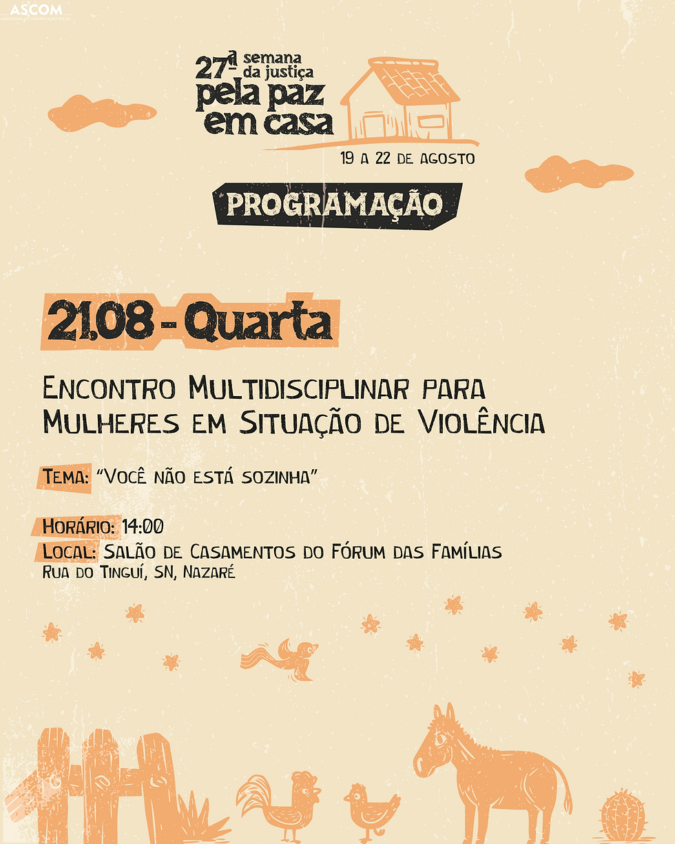 04- Carrossel - 27ª semana pela justiça pela paz em casa