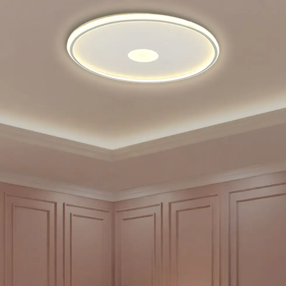 Küçük resim: Yuvarlak Plafonyer Led Avize Modern ve Dekoratif 3 Renk