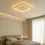 Küçük resim: Modern Dekoratif Kare Plafonyer Led Avize Easy  3 Renk