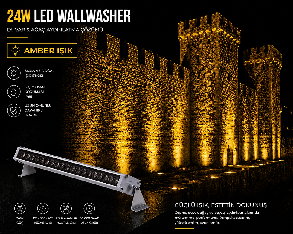 Küçük resim: 24Watt 67 cm Led Wallwasher Duvar Boyama