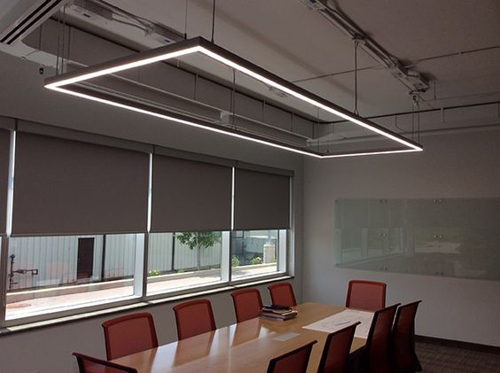 Küçük resim: 100x50 cm SAMSUNG LEDLİ DİKDÖRTGEN LİNEAR SARKIT ARMATÜR