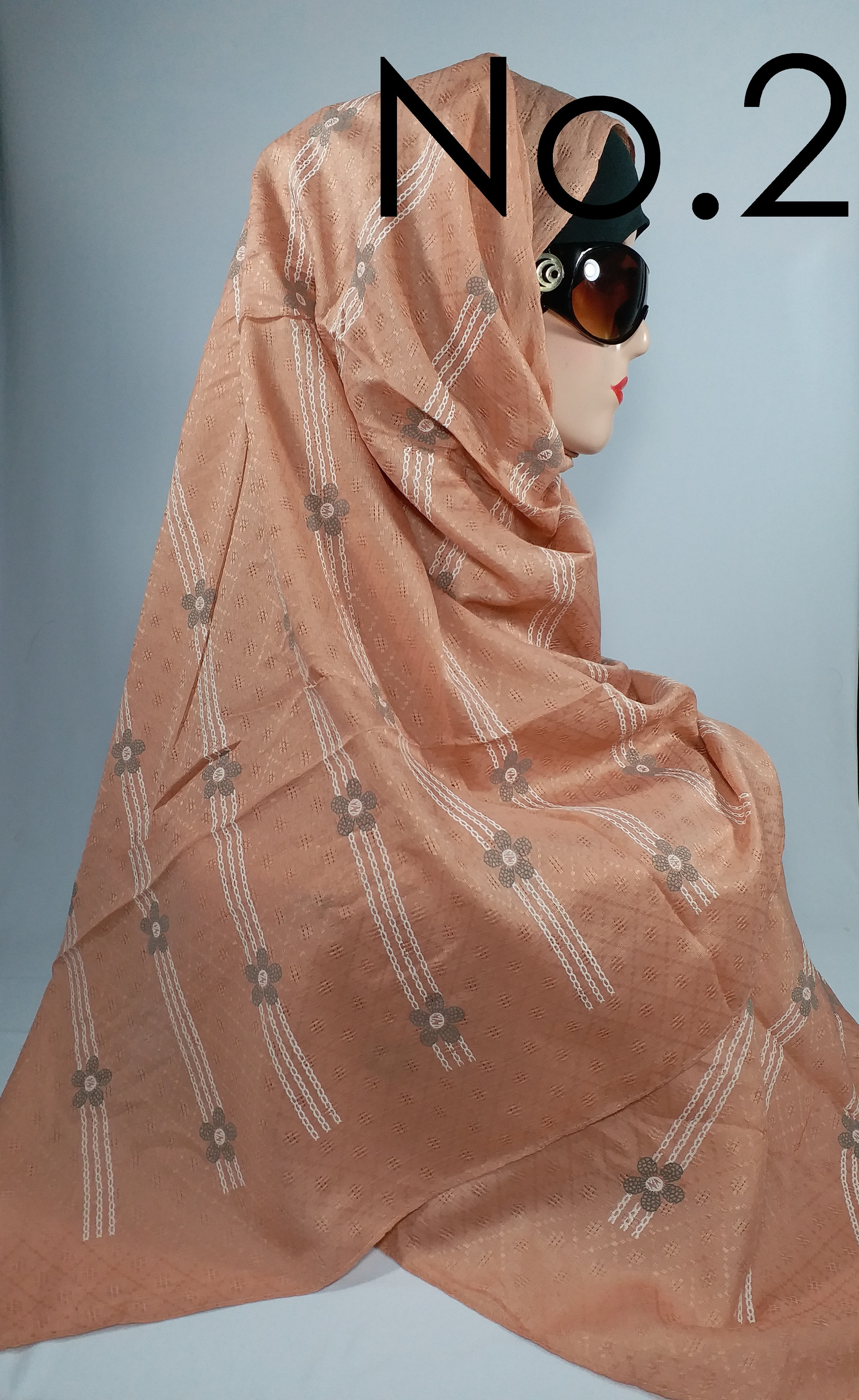 Pashmina Motif Bunga Kecil Timbul by Hanna Nomor Satu / Hanna Turkey