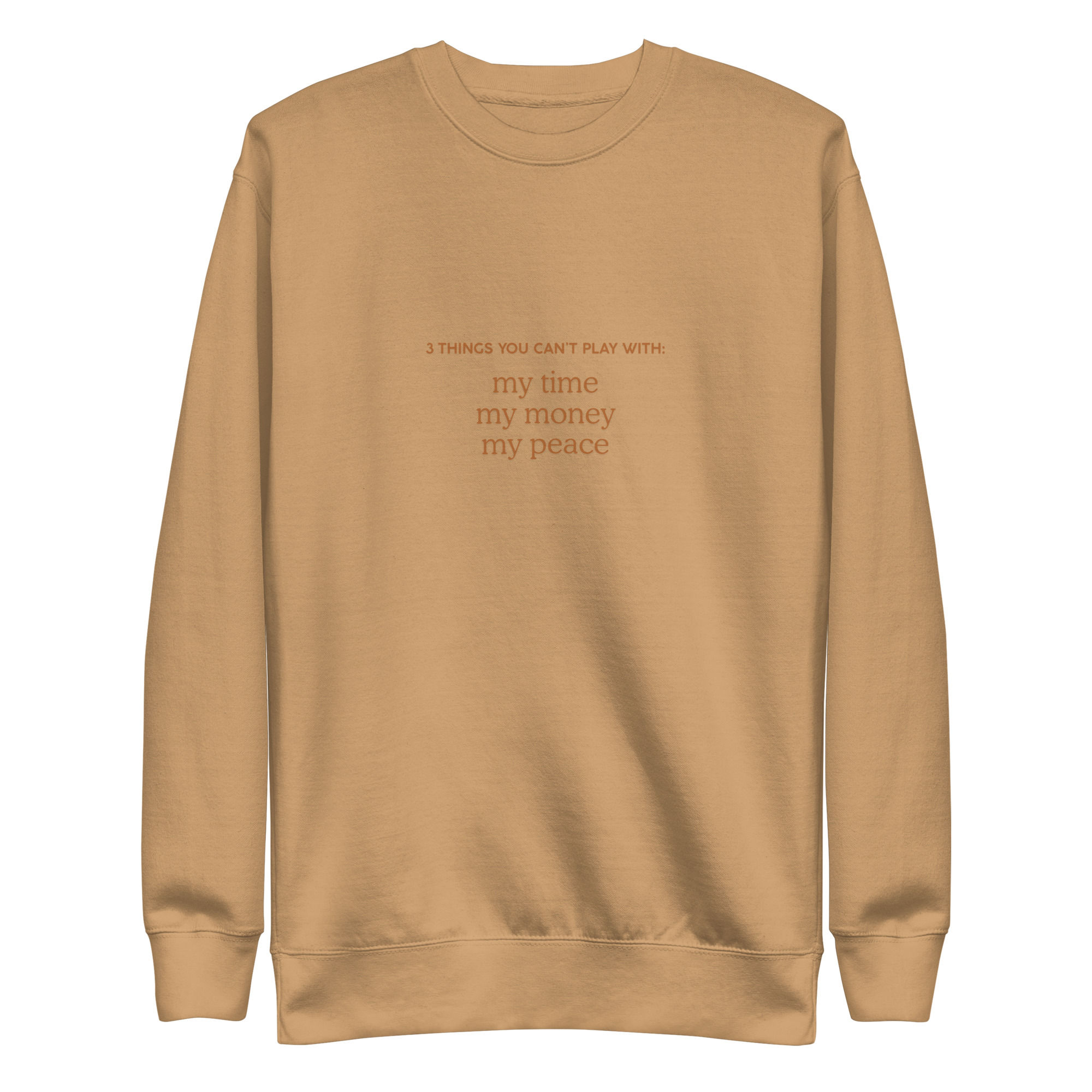 Time Money Peace Sweatshirt